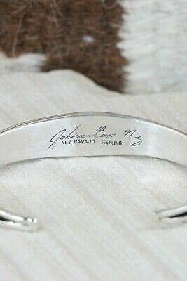 Navajo Sterling Silver Bracelet - Jonathan Nez