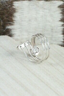 Turquoise & Sterling Silver Ring - Hazel Pabilto - Size 7