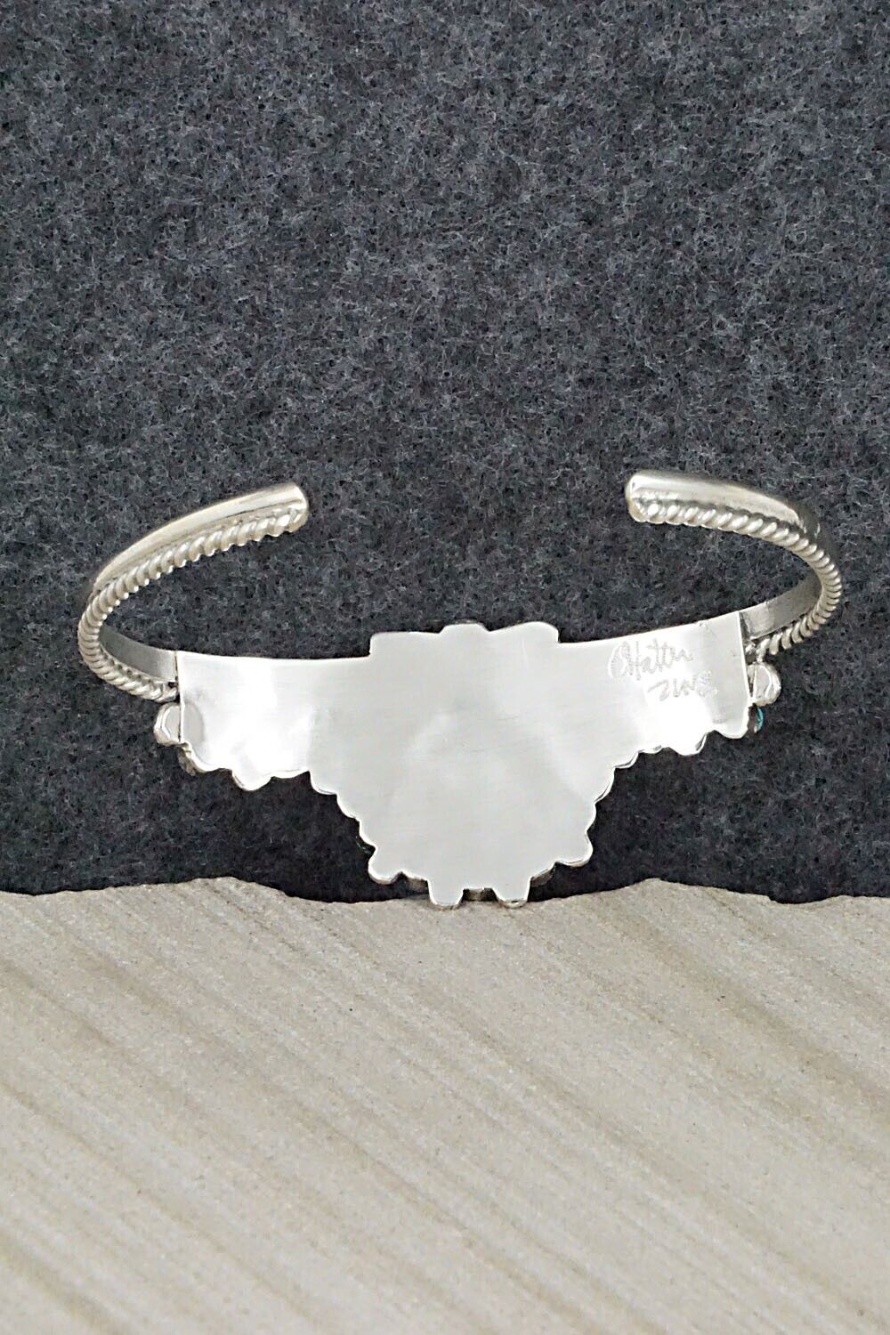 Turquoise & Sterling Silver Bracelet - Carlene Hattie