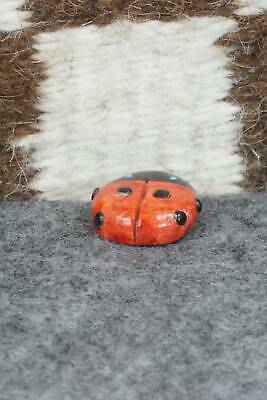 Lady Bug Zuni Fetish Carving - Reynold Lunasee