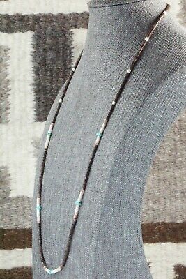 Shell, Turquoise & Sterling Silver Necklace - Ramona Bird
