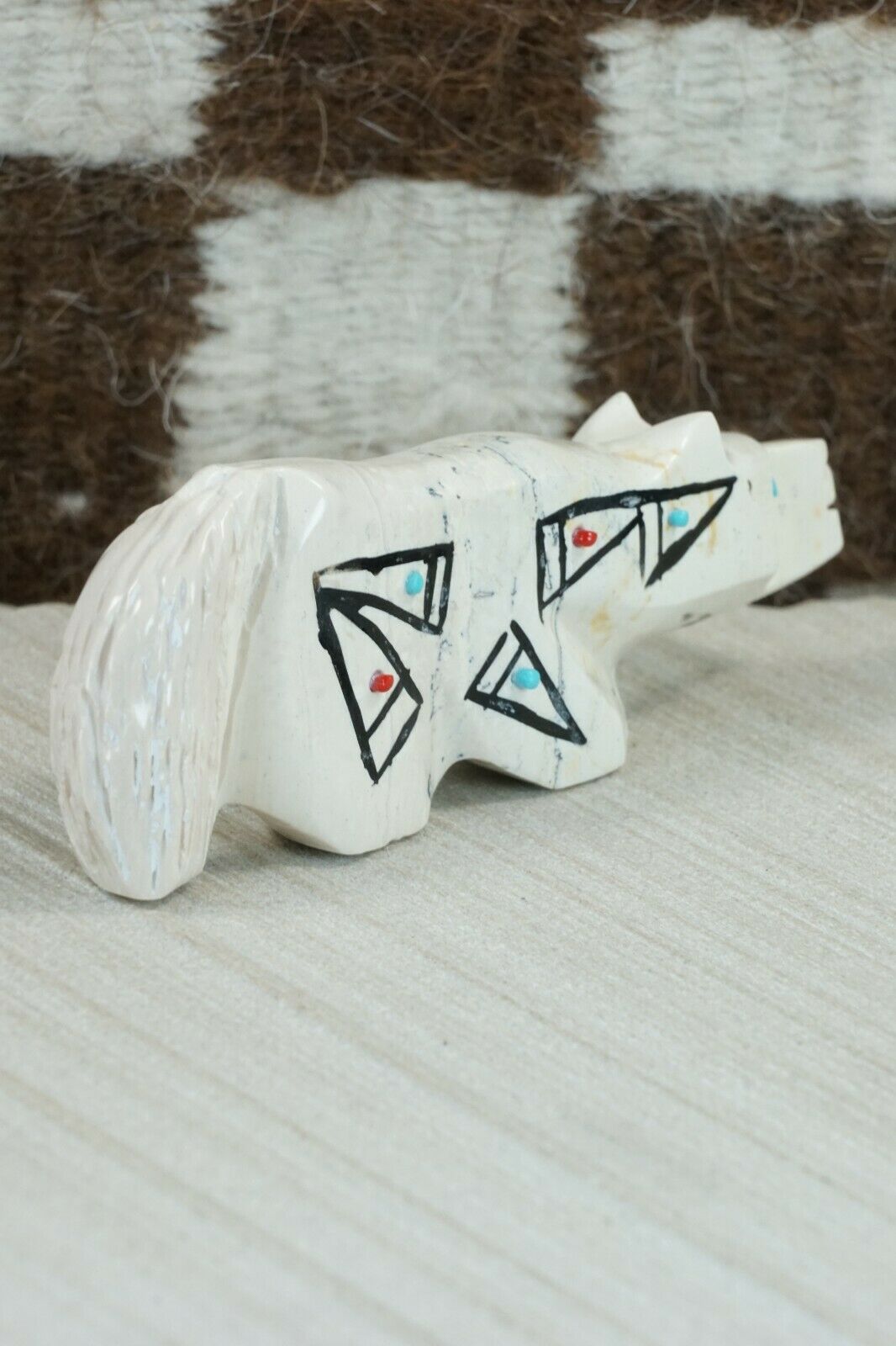 Wolf Zuni Fetish Carving - Terrance Martza