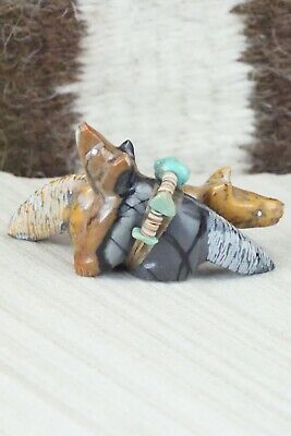 Wolf Zuni Fetish Carving - Daisy Natewa