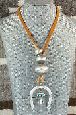 Turquoise & Sterling Silver Necklace - Monica Smith