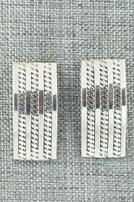 Sterling Silver Earrings - Phillip Tsosie