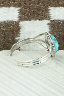 Turquoise and Sterling Silver Bracelet - Navajo