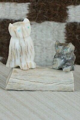 Owl Zuni Fetish Carving - Brandon Phillips