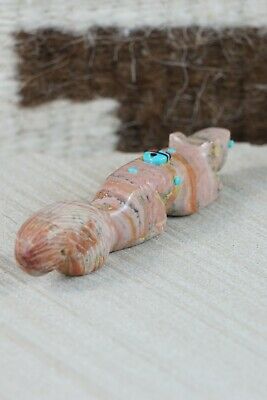 Wolf Zuni Fetish Carving - Danette Laate - High Lonesome Trading