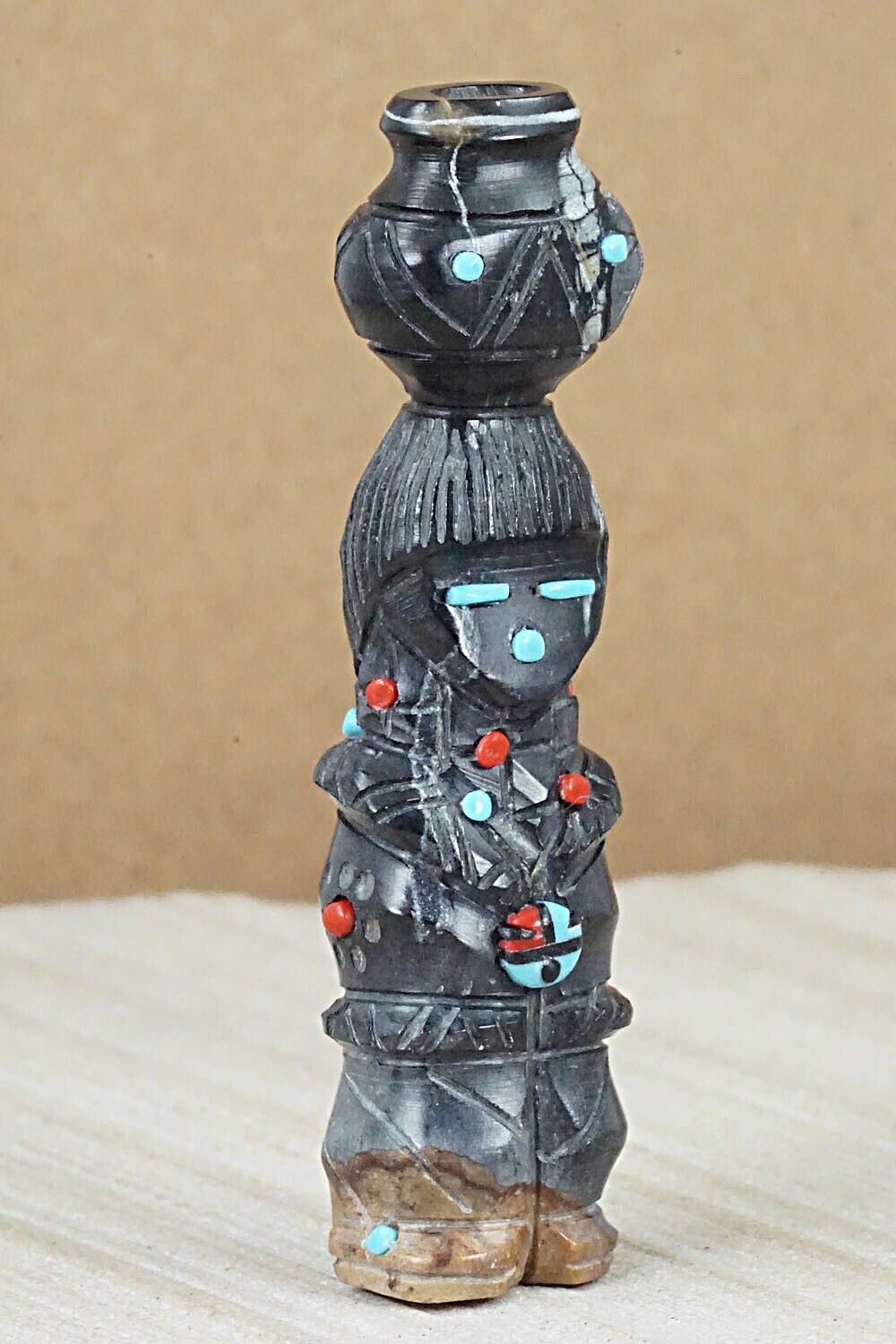 Ola Maiden Zuni Fetish Carving - Danette Laate
