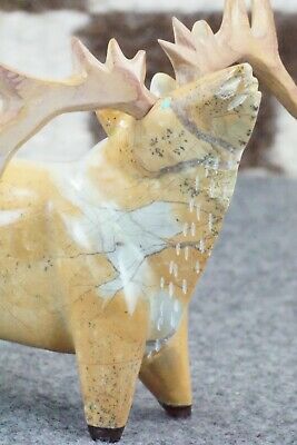 Caribou Zuni Fetish Carving - Enrike Leekya