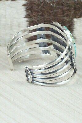 Turquoise & Sterling Silver Bracelet - Raymond Delgarito - High Lonesome Trading