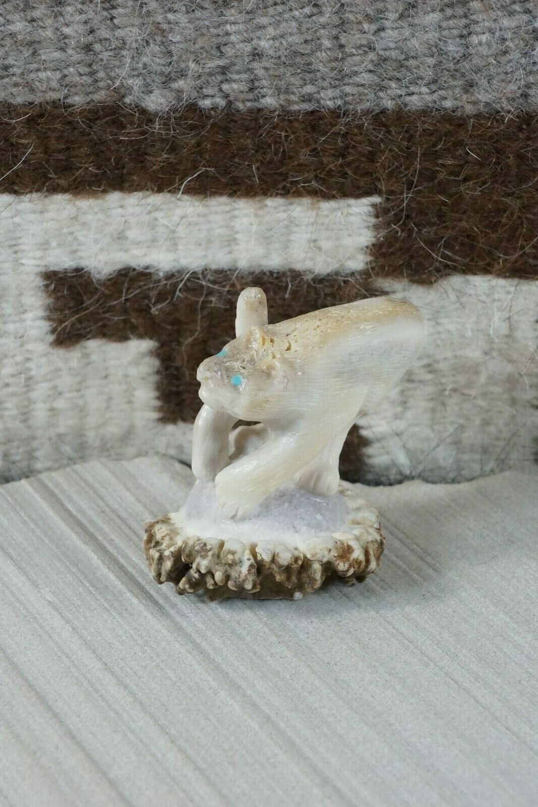 Mountain Lion Zuni Fetish Carving - Maxx Laate - High Lonesome Trading