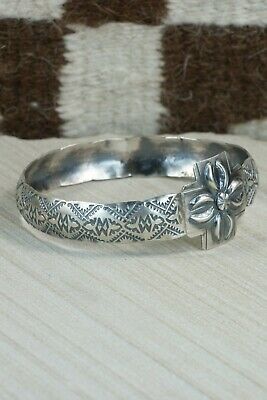 Navajo Sterling Silver Bangle Cuff - Tim Yazzie