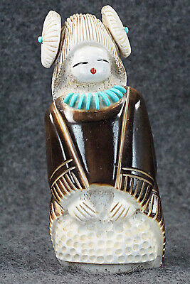 Corn Maiden Zuni Fetish Carving - Claudia Peina