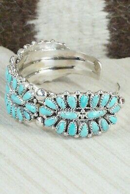 Turquoise & Sterling Silver Bracelet - Jazz Wilson - High Lonesome Trading