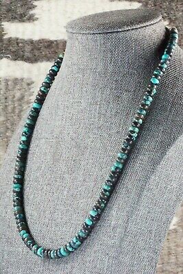 Turquoise & Sterling Silver Necklace - Navajo