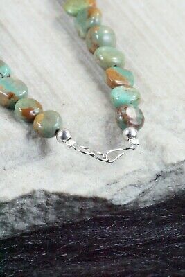 Turquoise, Coral & Sterling Silver Necklace - Navajo