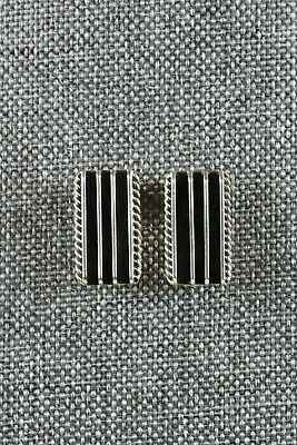 Navajo Sterling Silver Earrings - Johnson Yazzie - High Lonesome Trading