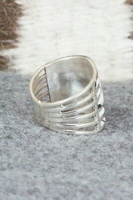 White Buffalo & Sterling Silver Ring - Andrew Enrico - Size 7.25