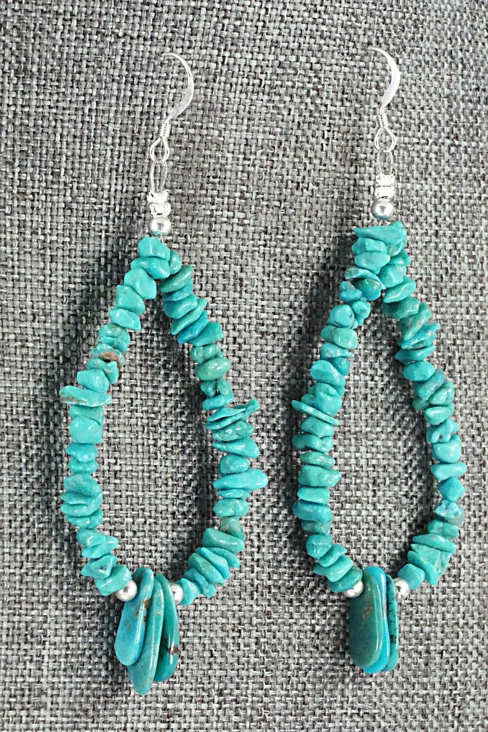 Turquoise & Sterling Silver Earrings - Tammy Nolcot