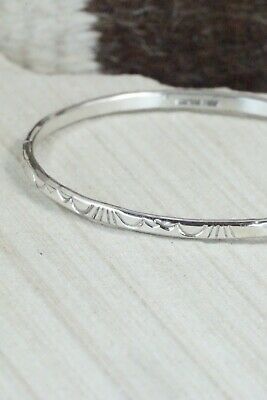 Sterling Silver Bangle - Elaine Tahe