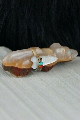 Mountain Lion Zuni Fetish Carving - Peter Gasper - High Lonesome Trading