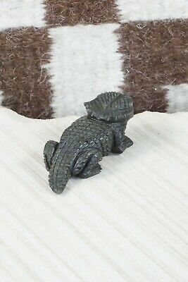 Horned Toad Zuni Fetish Carving - Tony Mackel