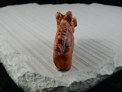 Hog Zuni Fetish Carving - Louise Ponchuella - High Lonesome Trading