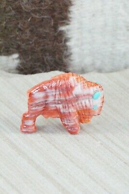Buffalo Zuni Fetish Carving - Andres Quandelacy