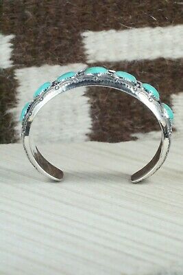 Turquoise & Sterling Silver Bracelet - Wilbert Muskett Sr.