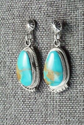 Turquoise & Sterling Silver Earrings - Verley Betone