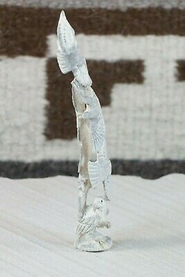 Eagle Zuni Fetish Carving - Lewis Malie Jr - High Lonesome Trading