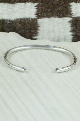 Navajo Sterling Silver Bracelet - Elaine Tahe