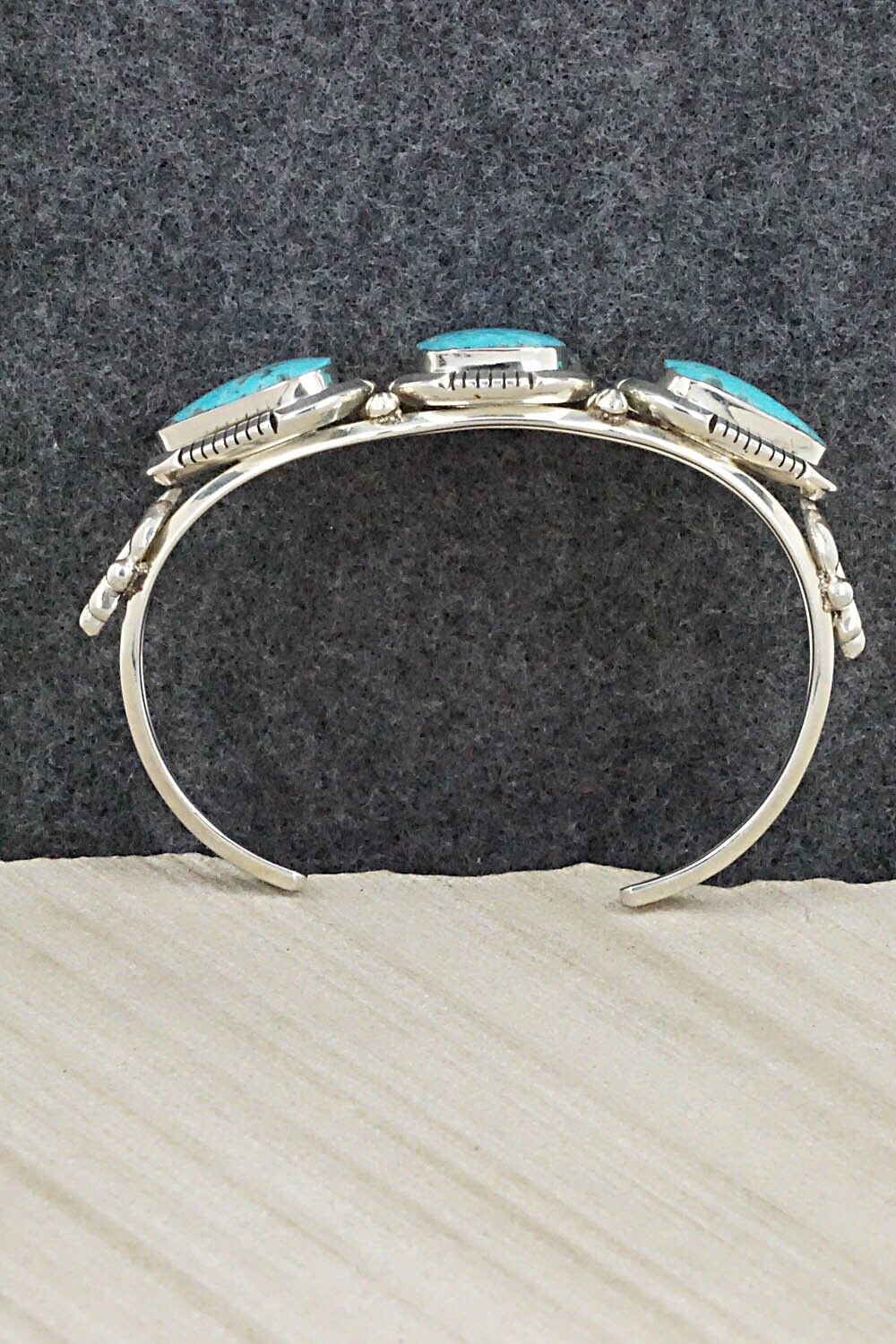 Turquoise and Sterling Silver Bracelet - Jimson Belin