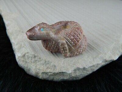Rattlesnake Zuni Fetish Carving - Farlan Quam - High Lonesome Trading