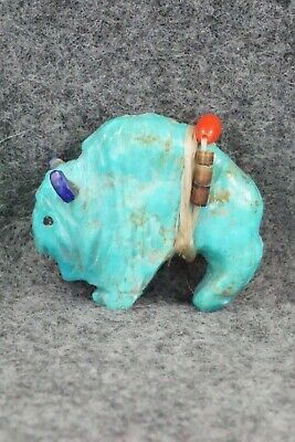 Buffalo Zuni Fetish Carving - Kevin Quam
