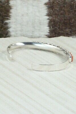 Coral & Sterling Silver Bracelet - Veronica Martza