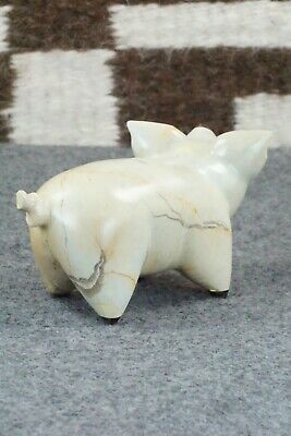 Pig Zuni Fetish Carving - Enrike Leekya