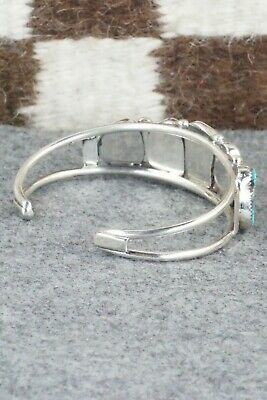 Turquoise and Sterling Silver Bracelet - Pricilla Reeder