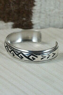 Navajo Sterling Silver Bracelet - Richard Singer