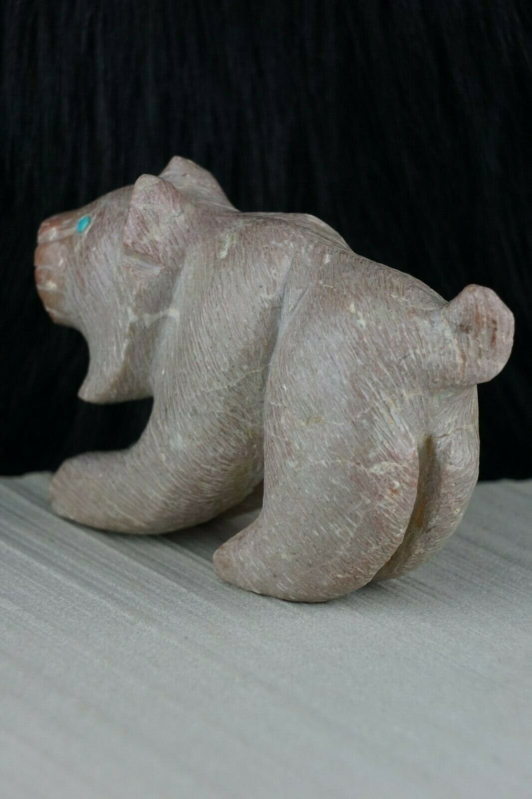 Bobcat Zuni Fetish Carving - Jonas Hastito - High Lonesome Trading