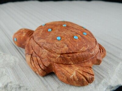 Turtle - Zuni Fetish - Louise Ponchuella - Zuni Turtle Carving - Native American - High Lonesome Trading