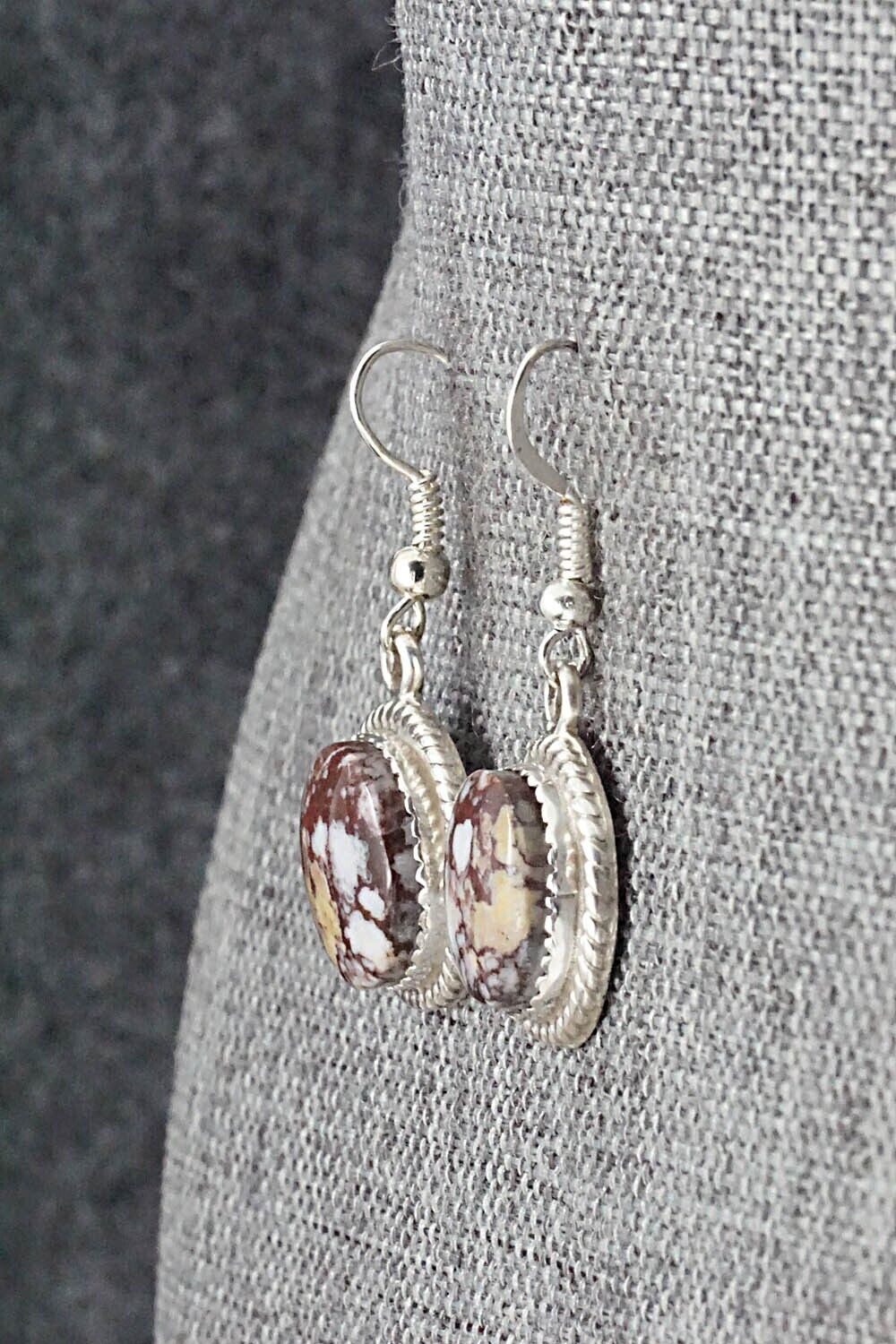 Wild Horse & Sterling Silver Earrings - Sheena Jack