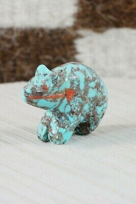 Bear Zuni Fetish Carving - Andres Quandelacy
