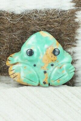 Frog Zuni Fetish Carving - Reynold Lunasee