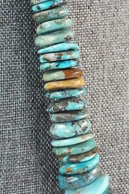 Turquoise & Sterling Silver Necklace - Navajo