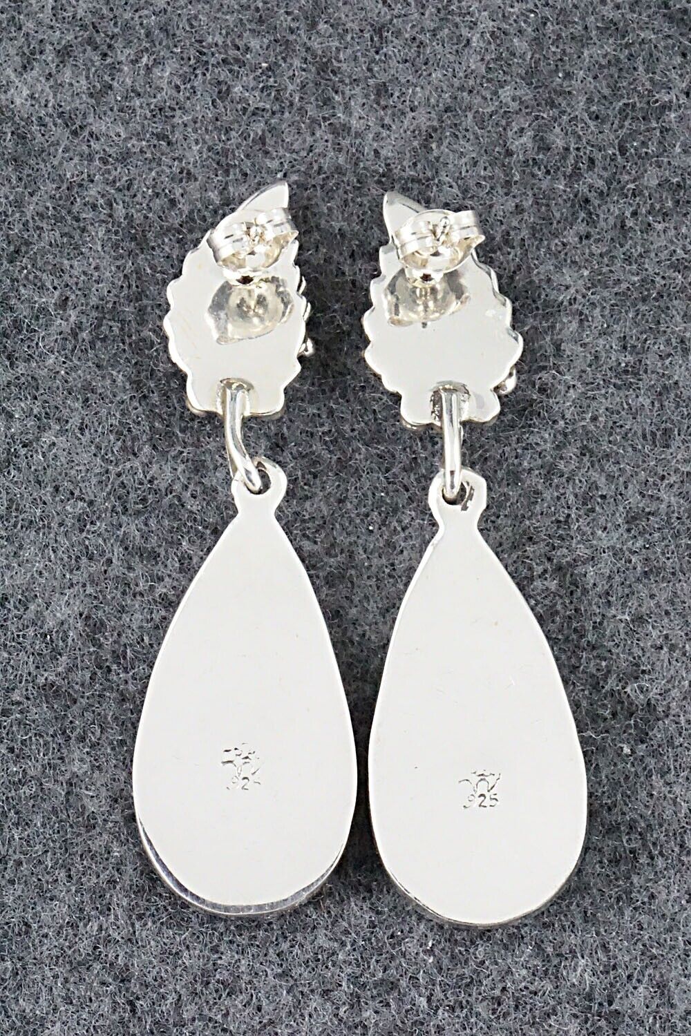 Turquoise & Sterling Silver Earrings - Annie Spencer