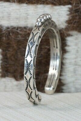 Navajo Sterling Silver Bracelet - Alex Sanchez