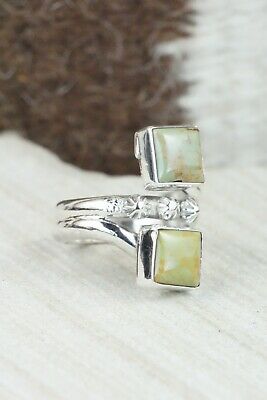 Turquoise & Sterling Silver Ring - Bobby Platero - Size 7