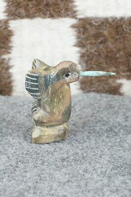 Humming Bird Zuni Fetish Carving - Justin Red Elk